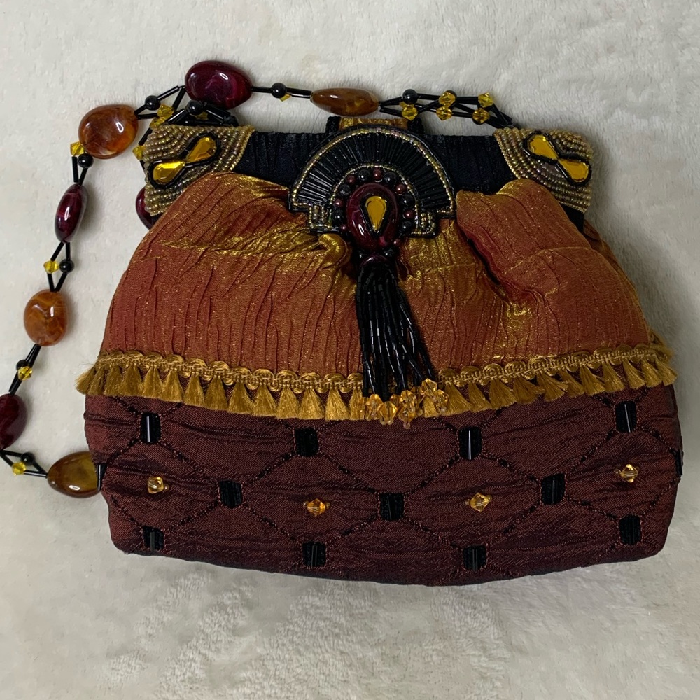 Mary Frances Beaded Quilted Evening Hand Bag - Picture 2 of 9